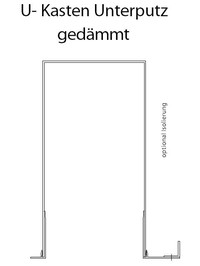 U-Kasten Unterputz gedämmt U-Kasten Unterputz gedämmt