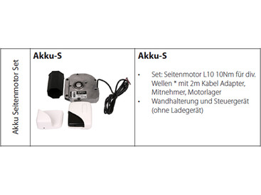 Akku-Seitenmotor