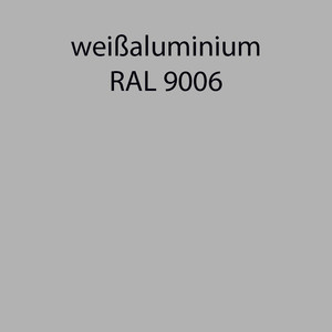 weißaluminium RAL 9006
